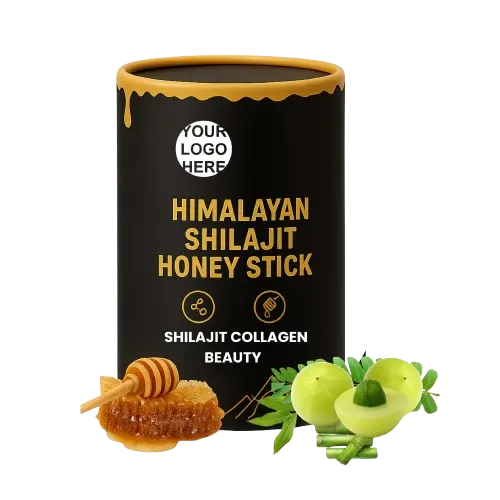 Packaging of Shilajit Collagen Beauty Stick for skin and hair support